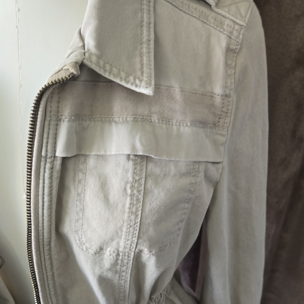 Express Tan Utility Jacket‎ Versatile Style - Picture 4 of 11
